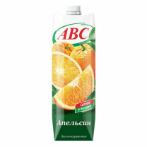 Сок АВС Апельсиновый  нектар 1л 1*12шт