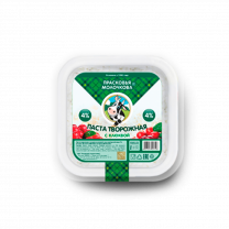 Паста творож 4% 230г с клюквой