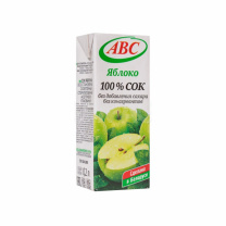 Сок АВС Яблочный нектар 0,2л 1*27шт