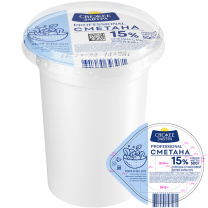Сметана 15% 500г СЗ Профессионал 
