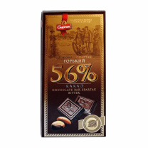 Шоколад Спартак горький 56% какао 85 г