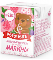 Коктейль мол 2,5% 210 мл  Малина 