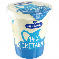 Сметана 14% 380г 