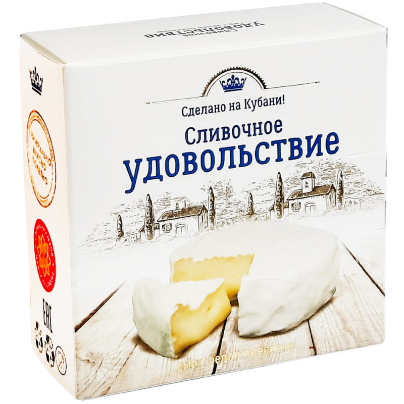 Сыр Сливочное удовольствие с бел.плес. 60% 100г 