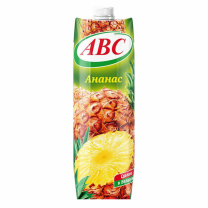 Сок АВС Ананас нектар 1л 1*12шт