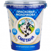 Сметана 20% п/эт стакан 300г 