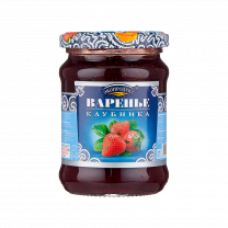 Варенье Клубничное ст/б 325г 1*12шт.ТМ Экопродукт
