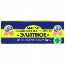Масло Сладкосливочное Элитное 84% 180г 