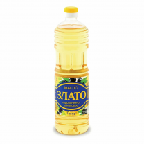 Масло подсолн.раф. Злато 1 л 920г 1*15шт 