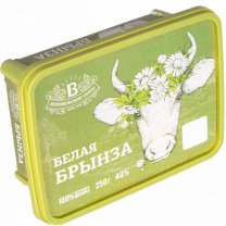 Сыр Белая Брынза 40%  п/ст 250 гр